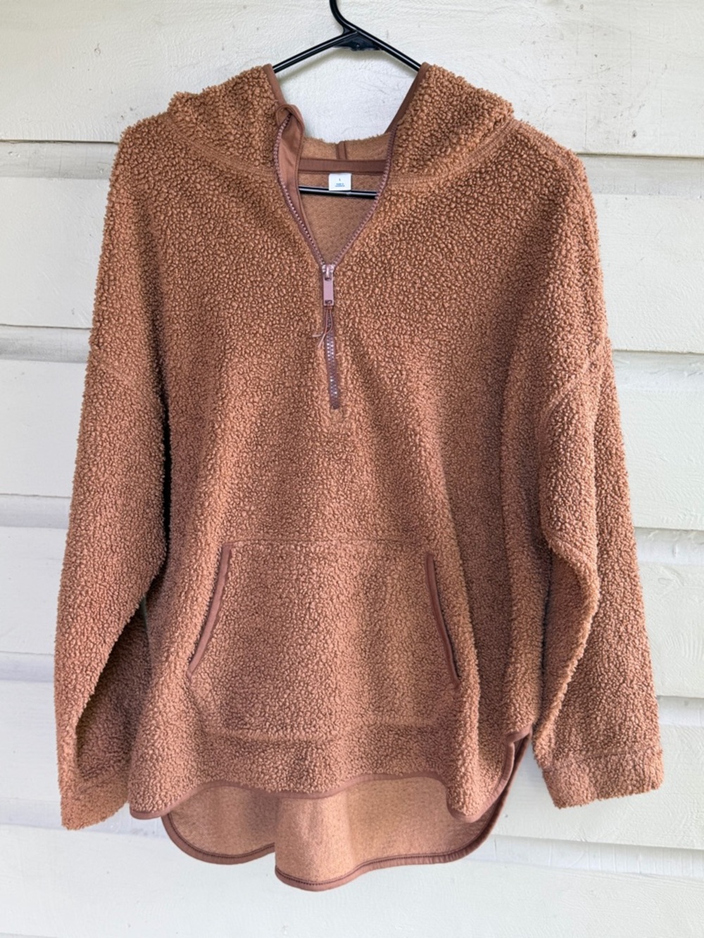 Old Navy Cozy Teddy Fleece Pullover Hoodie – Size Large